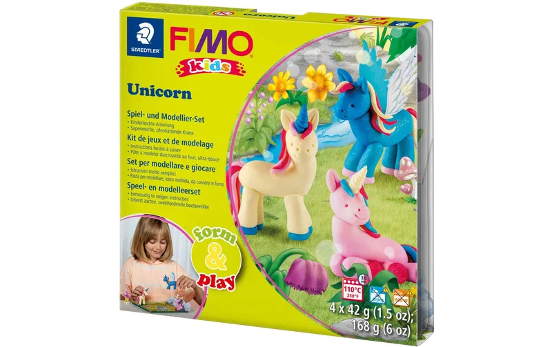 Fimo Modelliermasse Kids Bastelset Einhorn