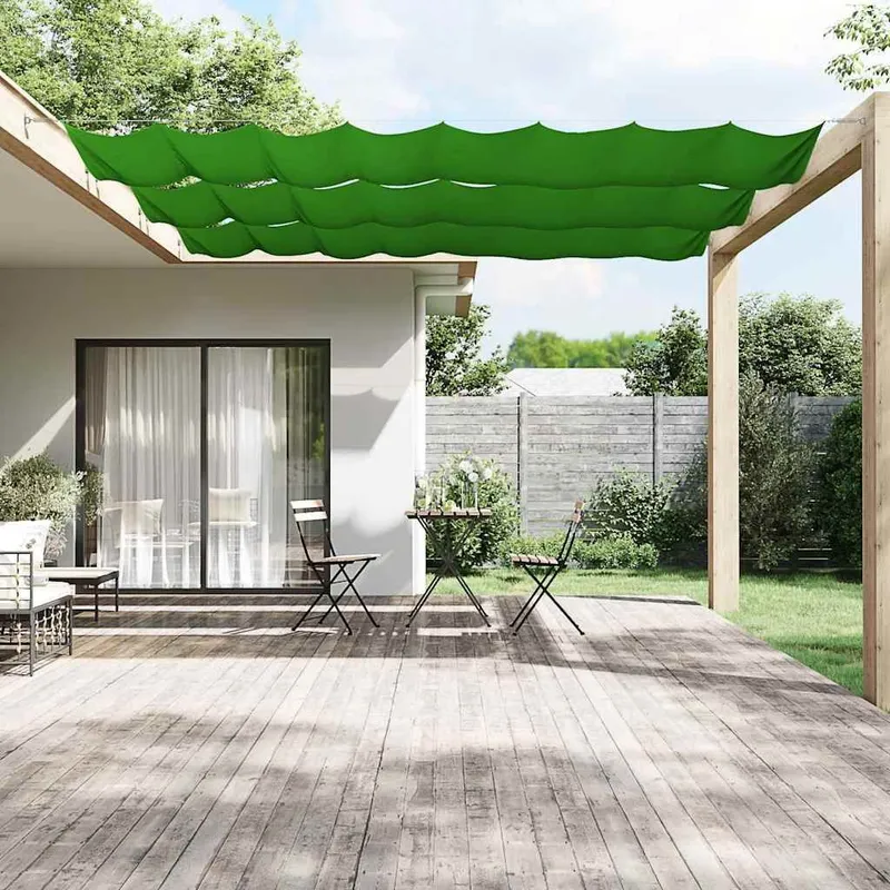 Auvent vertical Vert clair 60x800 cm Tissu oxford