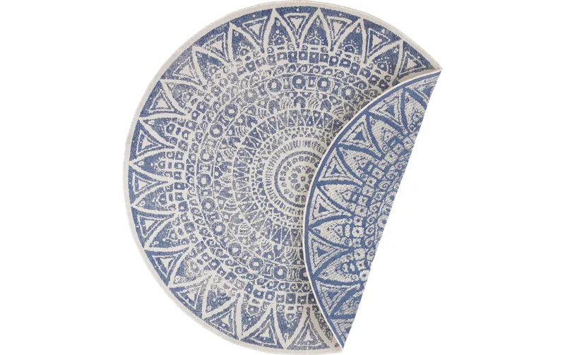 Hanse Home Teppich Lilja 140 cm, bleu