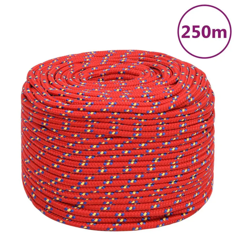 Bootsseil rosso 6 mm 250 m Polypropylen