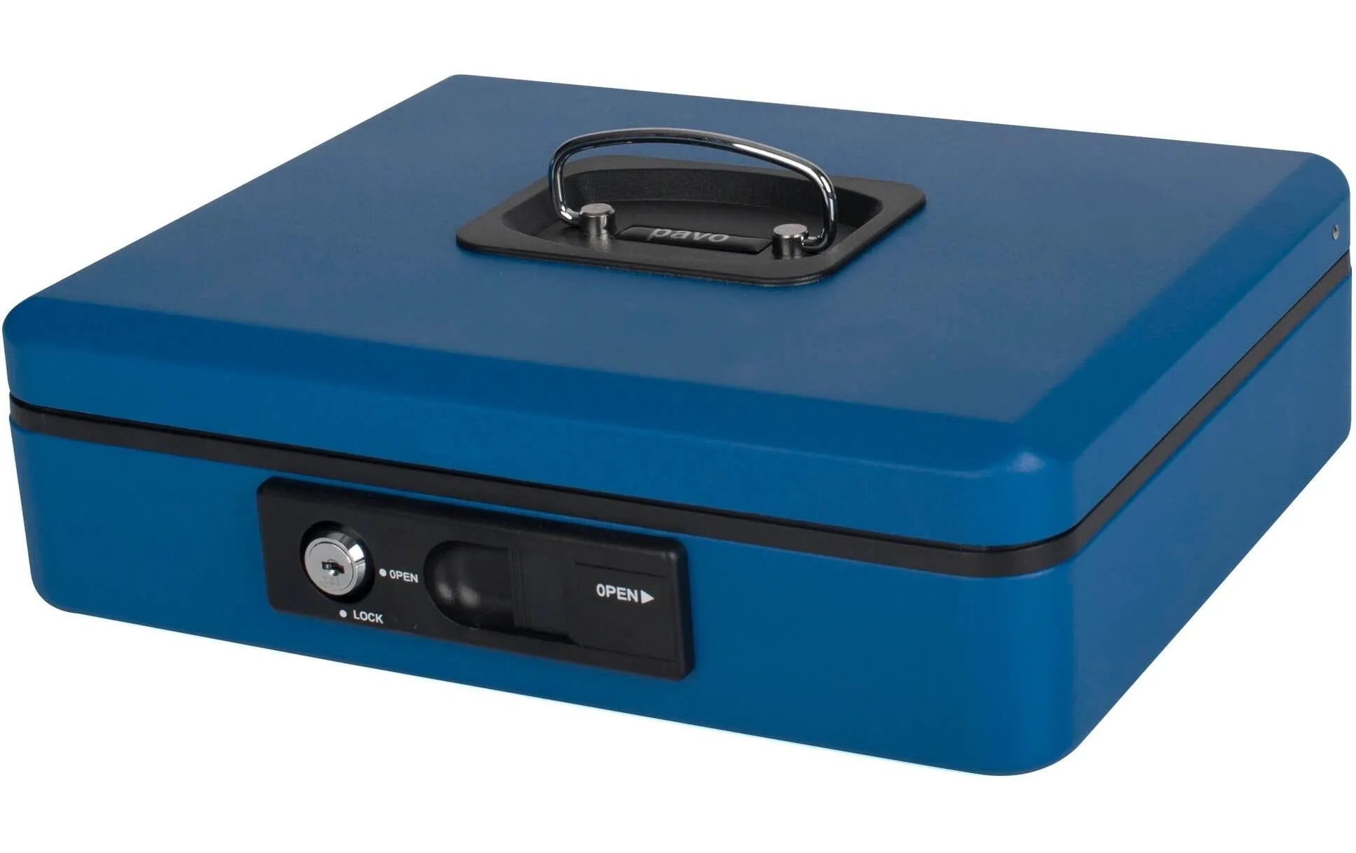 Pavo Geldkassette Deluxe 12", Blau