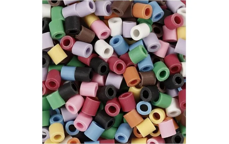 Creativ Company Bio Bügelperlen Nabbi 3000 pièces, multicolore