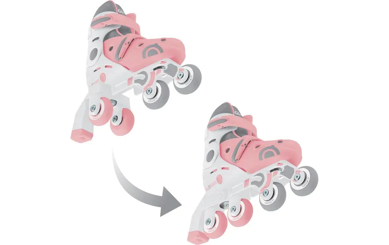 GLOBBER Inline-Skates 2 in 1 Gr. 30-33, Pastel Pink