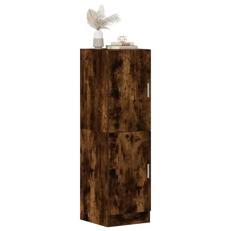 Mobile da Cucina Rovere Affumicato 38x41,5x131,5 cm Legno Ingegnerizzato
