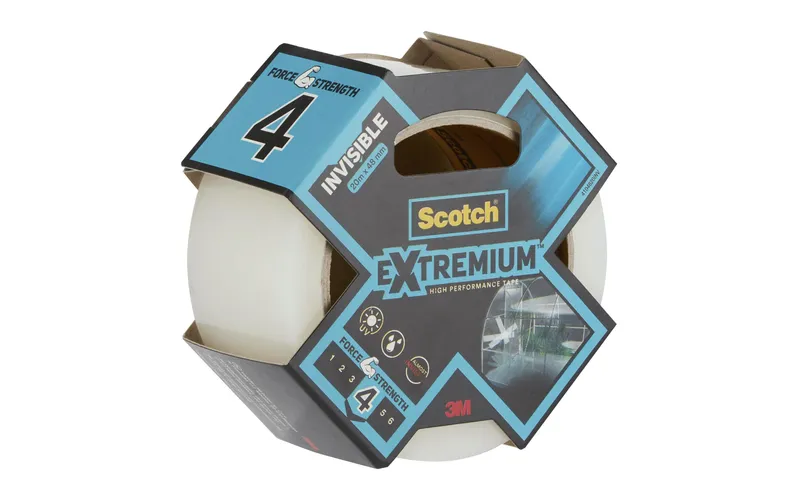 Scotch Gewebeband Scotch Extremium INVISIBLE 48 mm x 20 m, Klar