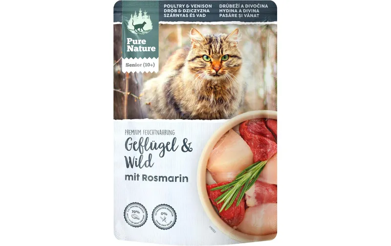 Pure naturalee Nassfutter Senior Geflügel&Wild, 85 g