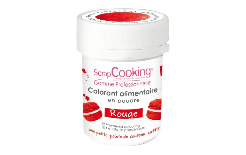 ScrapCooking Lebensmittelfarbenpulver rosso