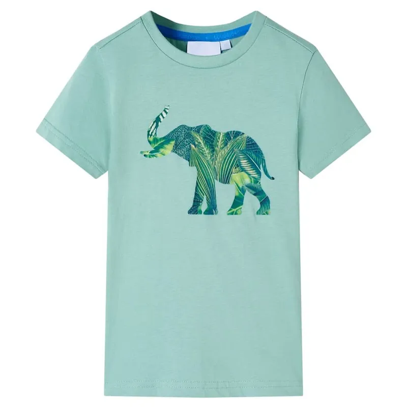 T-shirt pour enfants kaki clair 128