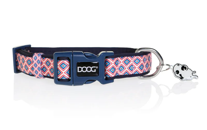 Doog Halsband Gromit XS Blau / Weiss / Rot