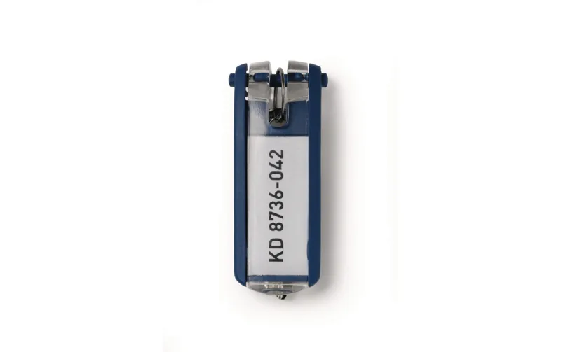 DURABLE Schlüsselanhänger 6 Stück, Blau