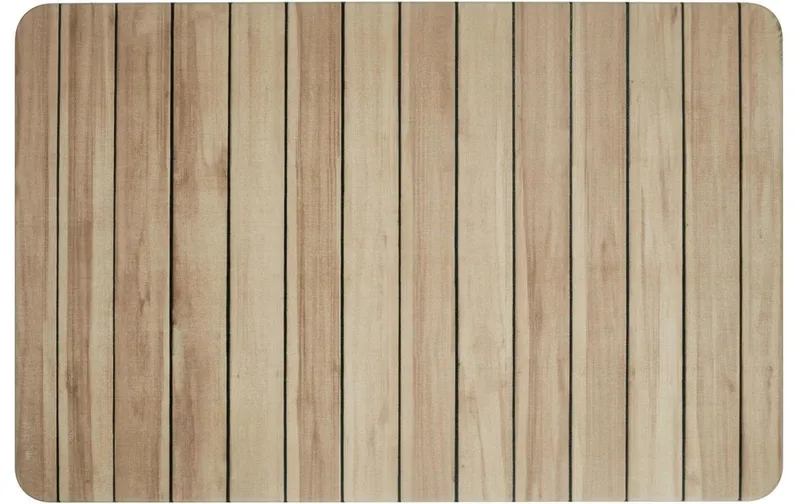 Wenko Badematte Lepiana 60 x 39 cm, Hellbraun