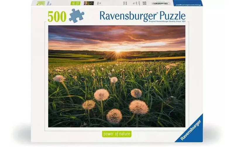 Ravensburger Puzzle Pusteblumen im Sonnenuntergang 500 Teile