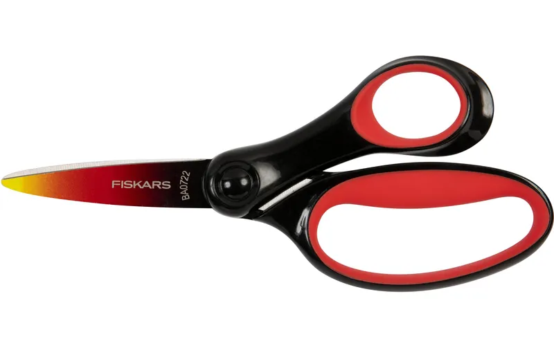 Fiskars Kinderschere Ombre Black 15 cm, Edelstahl, Rechtshänder