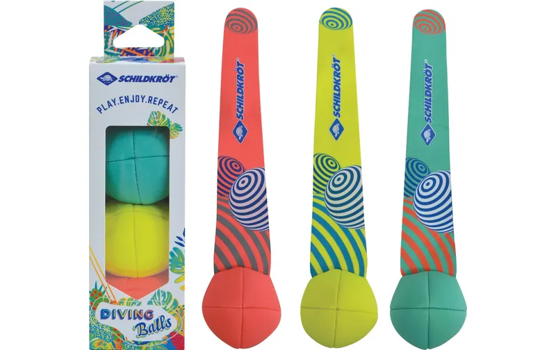 Schildkröt Funsports Schildkröt Neopren Tauchbälle 3er (Beach-Design)