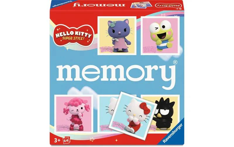 Ravensburger Memory Hello Kitty ab 3 Jahren, 2-8 Spieler