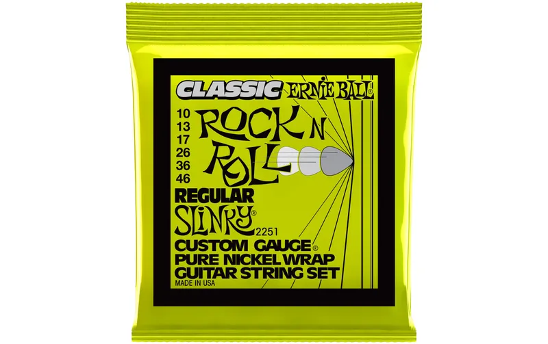 Ernie Ball Gitarrensaiten 2251 Slinky Rock'N'Roll – Regular 10-46