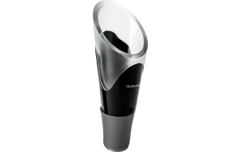 Vin Bouquet Weinausgiesser 9.5 cm, Transparent|Schwarz