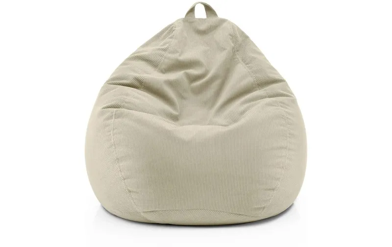 Lumaland Sitzsack 185 l Comfort Polyester (PES), Beige