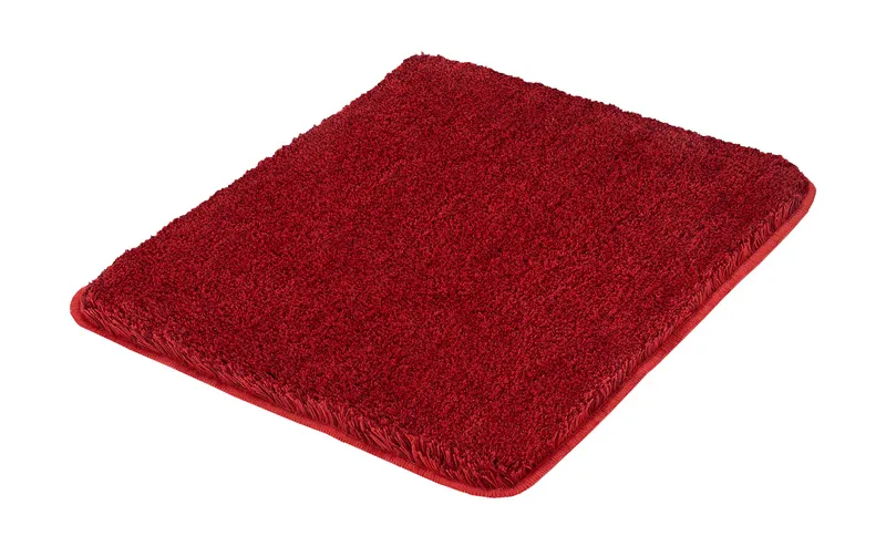 Kleine Wolke Badteppich Relax 55 x 65 cm, Rubinrot