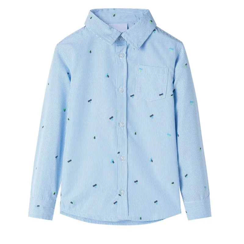 Chemise pour enfant bleu clair 116