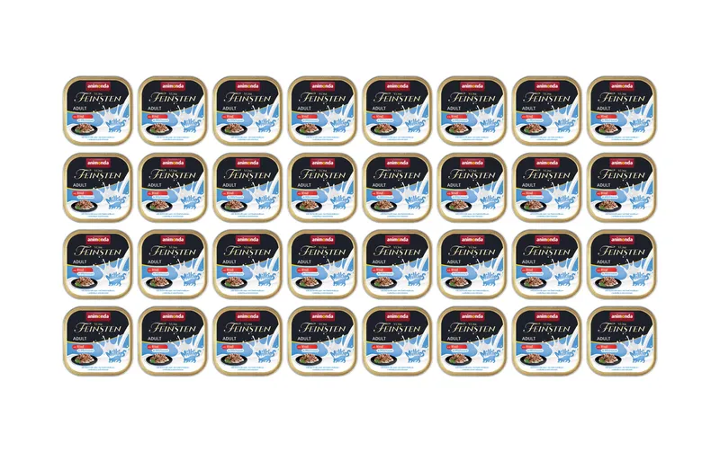 animonda Nassfutter Vom Feinsten Milkies Rind & Milch, 32 x 100 g