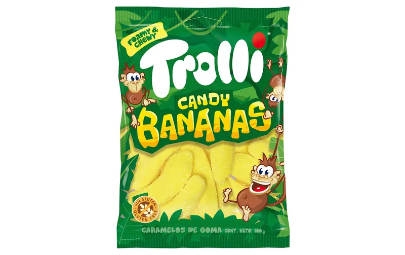 Trolli Gummibonbons Candy Bananas 100 g
