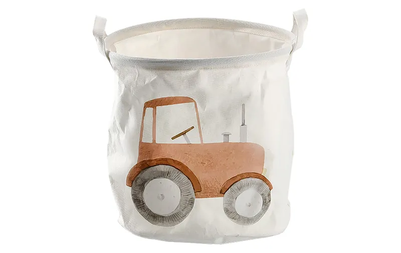 Zeller Present Spielzeugkorb Traktor 30 x 30 cm