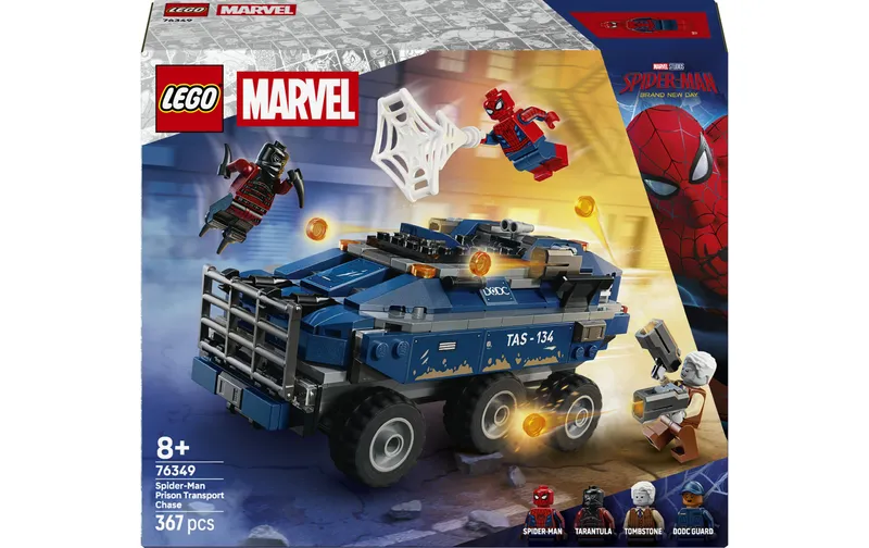 LEGO® Marvel Spider-Man Jagt den Gefängnistransporter 76349
