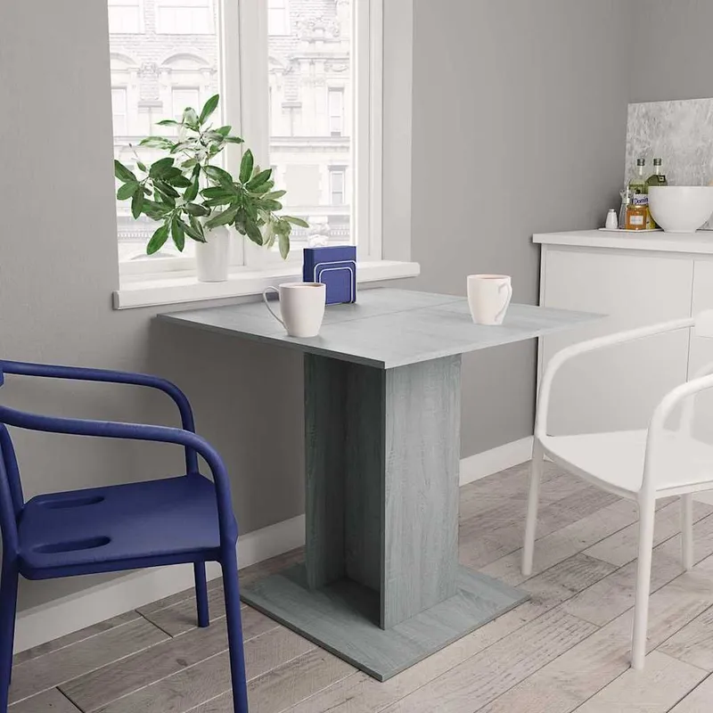 Esstisch grigio Sonoma 80x80x75 cm derivato del legno
