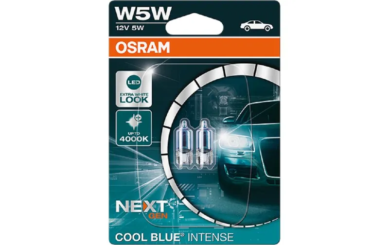 OSRAM Lampade di segnalazione Cool Blue Intense NextGen W5W W2.1 x 9.5d Auto