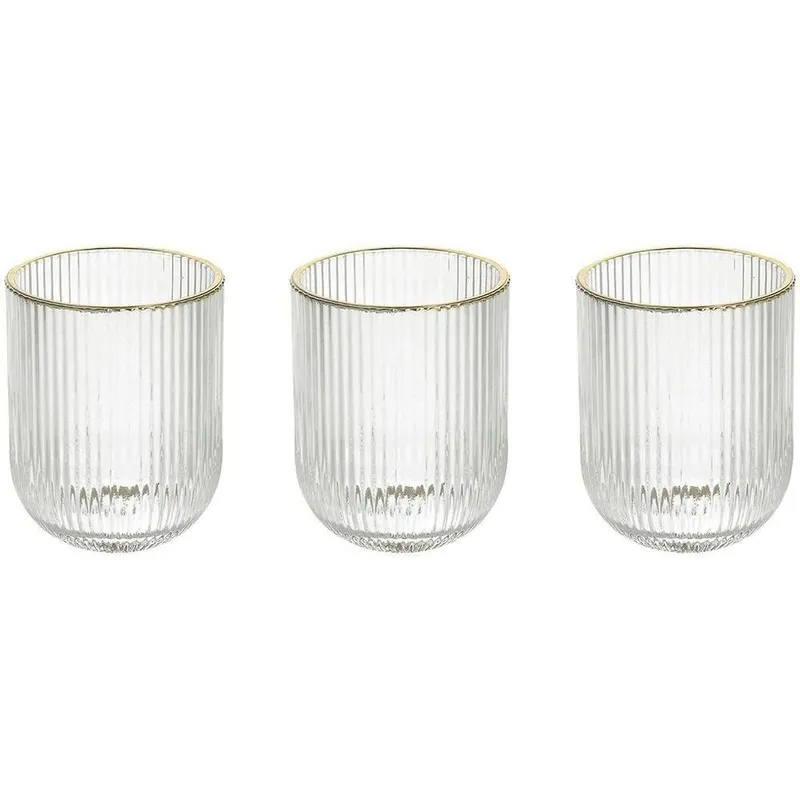 Tognana Tognana Trinkgläser Eclipse 300 ml, 3 Stück, Transparent
