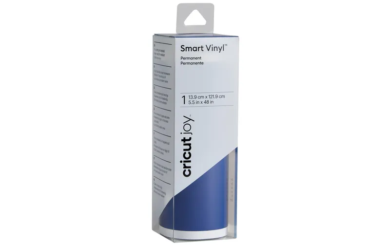 Cricut Vinylfolie Joy 13.9 cm x 121.9 cm Permanent, Blau