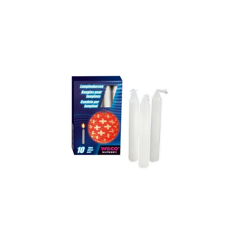 Haushaltsware Lampion Kerzen 10 pièces