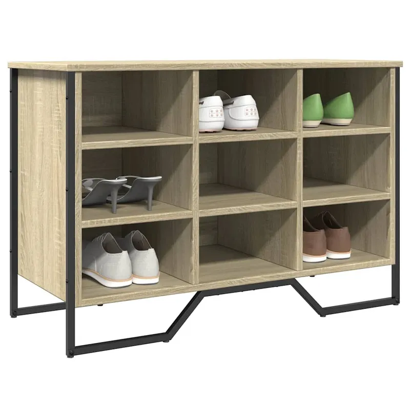 Schuhregal Sonoma-Eiche 90x38x61,5 cm engineered wood