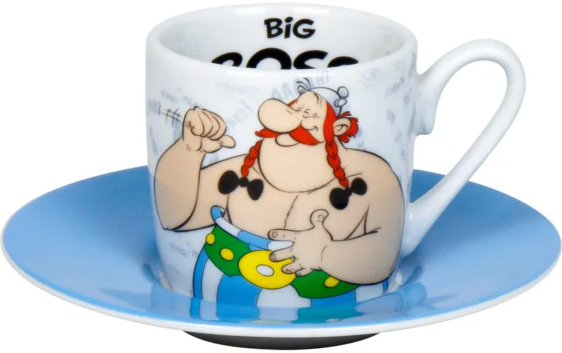 Könitz Espressotasse Asterix Big Boss 85 ml, 1 Stück, Mehrfarbig