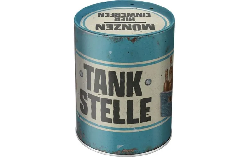 Nostalgic Art Spardose Tankstelle Bier Schriftzug