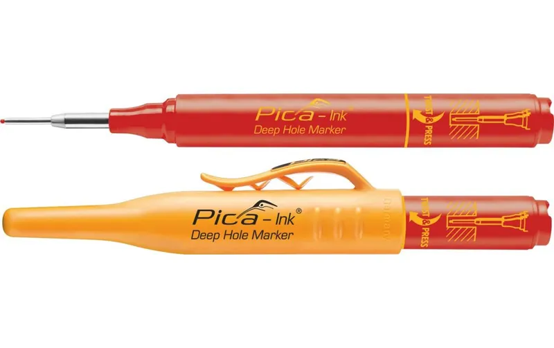 Pica Tieflochmarker Pica-Ink Rot