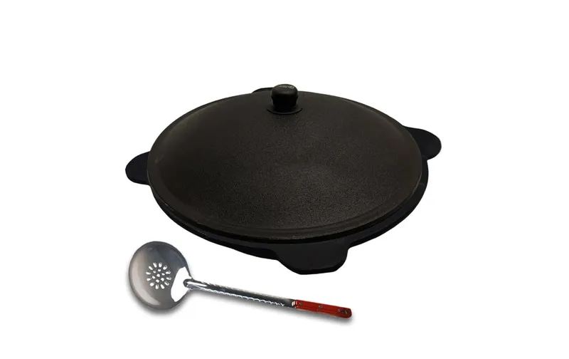 GRILLPETER Uzbekischer Kazan avec Schaumlöffel 22 L