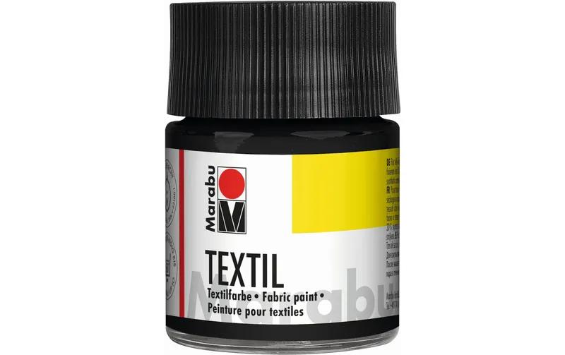 Marabu Textilfarbe 50 ml, nero