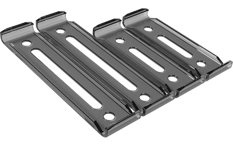 X-Click Rahmenloser Nummernhalter Shadow Black, 30 x 8 cm/50 x 11 cm