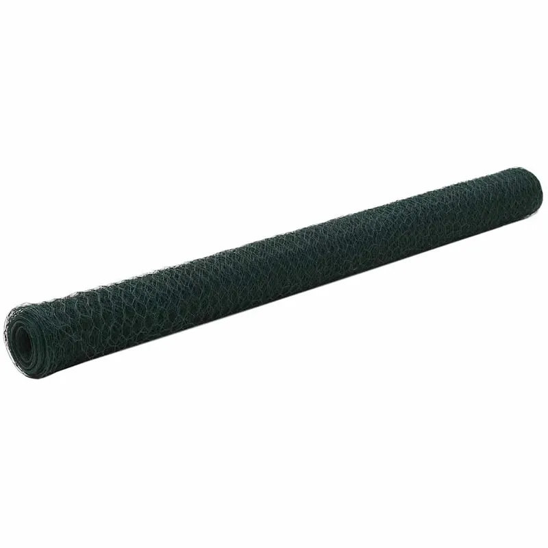 Drahtzaun Stahl mit PVC-Beschichtung 25x1,5 m green