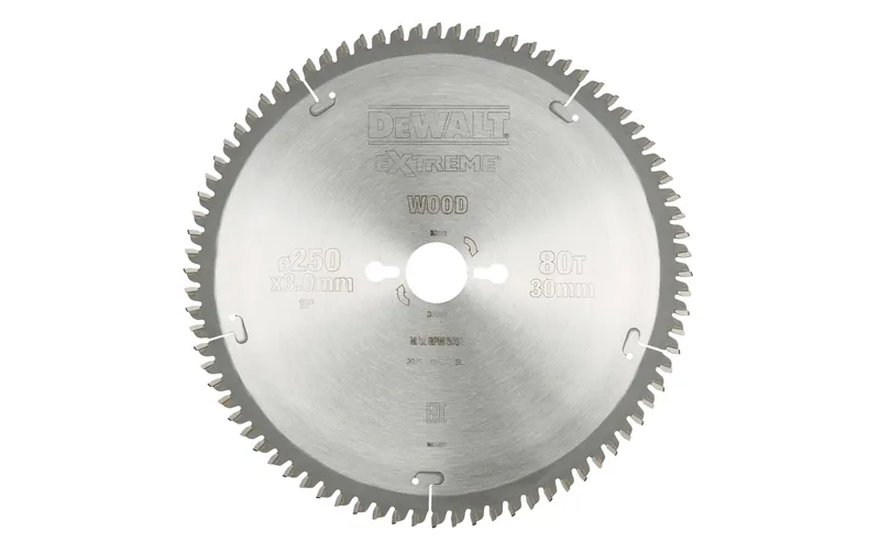 DEWALT Kreissägeblatt 250 x 30 mm, 80 TFZ