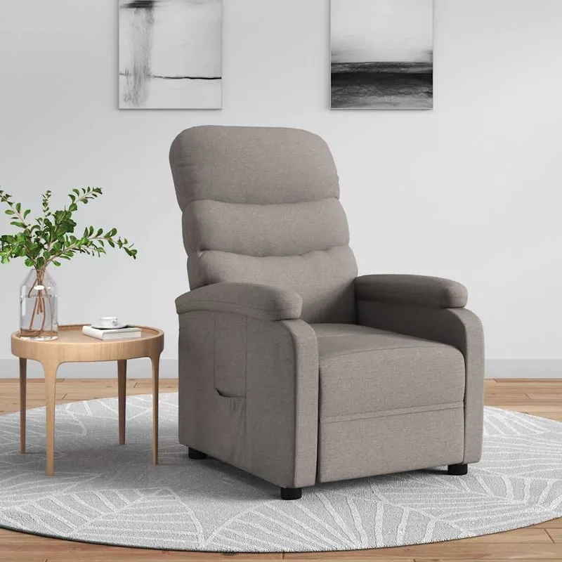 Relaxsessel Taupe tessuto