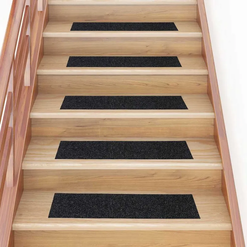Stufenmatten Selbstklebend 30 Stk. 76x20 cm black Rechteckig