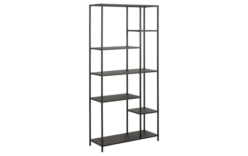 AC Design shelf Newcastle 79,5 x 30 x 165 cm, black