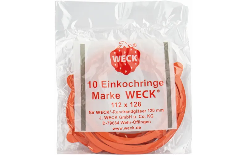 Weck Gummidichtring Ø 12 cm 10 pezzi, rosso