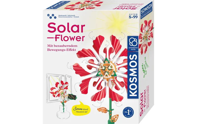Kosmos Experimentierkasten Solar-Flower mechanisch, Kunstfabric