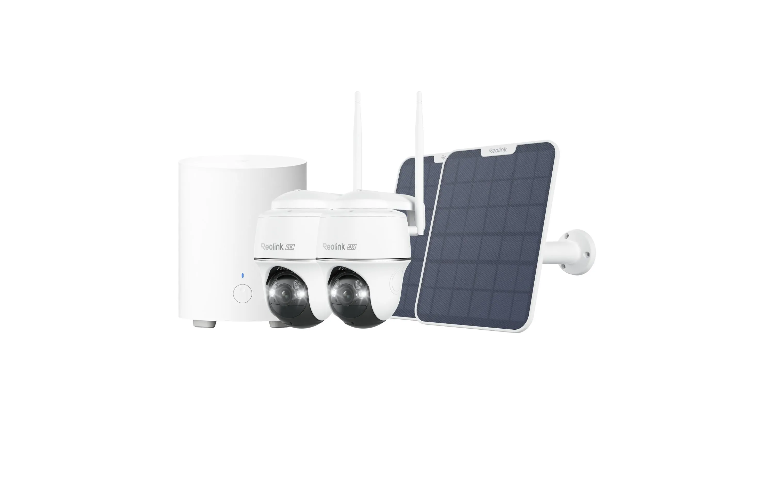Reolink Überwachungsset 2x Argus B440 2x Solar panel + Hub mini
