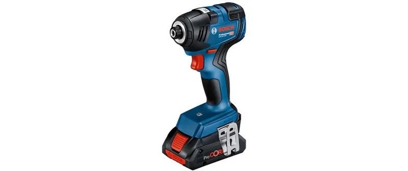 Bosch Professional Akku-Drehschlagschrauber GDR + 2 x 4.0 Ah + GAL 18 V-40