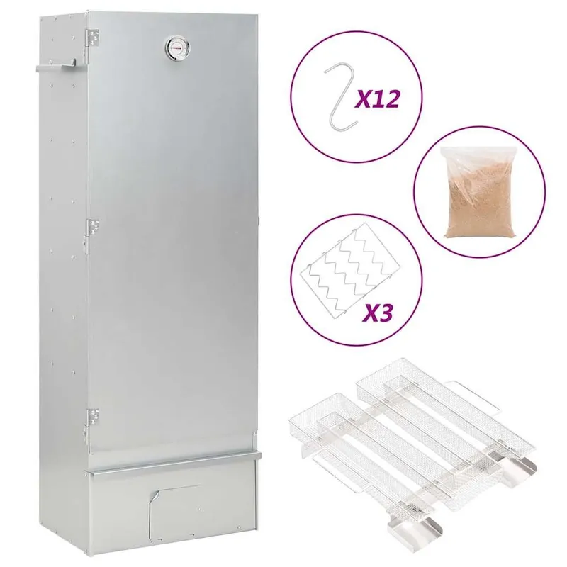 Räucherofen con Kaltrauchgenerator acciaio zincato